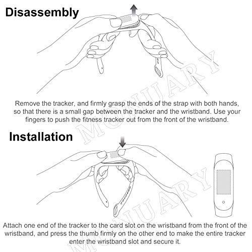 Monuary 8 Piezas Correa para Xiaomi Mi Band 3/4 Pulsera Banda - Silicona Reloj de Recambio Brazalete Coloridos Correas para Xiaomi Mi Band 3/4 [Compatible con Mi Smart Band 4 Ahora]