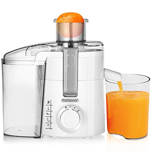 Monzana® Licuadora universal en Acero inoxidable Exprimidor - motor de 670 W hasta 20000 U/min.