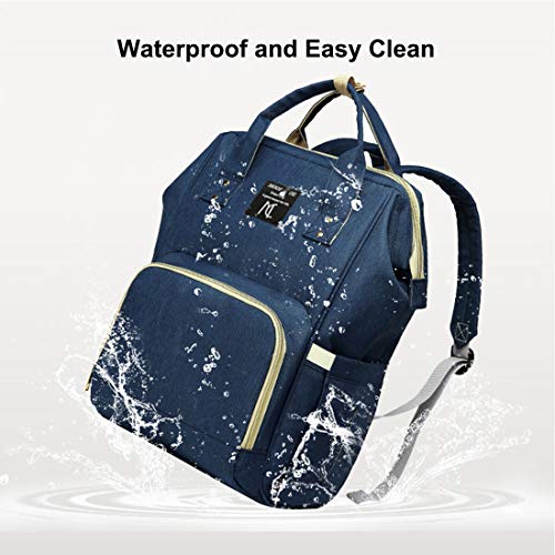 Mooedcoe Mochila Pañales Maternal Bolso Carro Bebé Mochila Carrito Bebe Impermeable