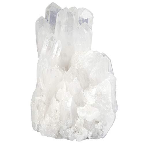 mookaitedecor - Piedras y Cristales Naturales, Piedra Bruta Decorativa para Minerales, colección Druse Cristal Decorativo, Piedra, 03-Blanc