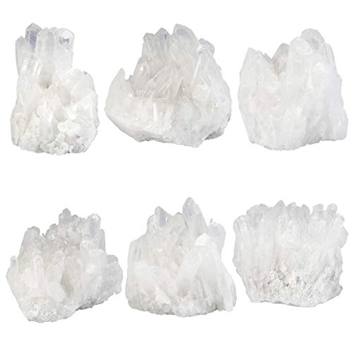 mookaitedecor - Piedras y Cristales Naturales, Piedra Bruta Decorativa para Minerales, colección Druse Cristal Decorativo, Piedra, 03-Blanc