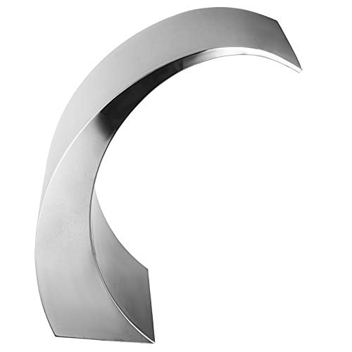 Moracle Fuente de Piscina Fuente de Cascada de Acero Inoxidable 30 x 60 x 45 cm Fuente de Agua de para Piscinas en Jardín