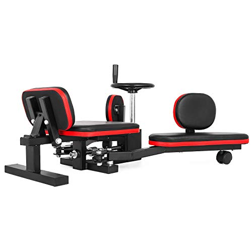 Moracle Máquinas de Piernas 150kg Camilla de Pierna Ejercicios Máquina de Estiramiento de la Pierna Ejercicios Piernas Muslos y Glúteos para el Gimnasio Casero (150)
