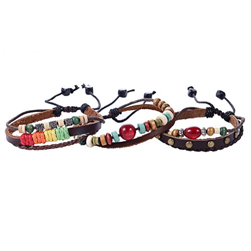Morella Set de 3 Pulseras Trenzadas Fashion para Damas