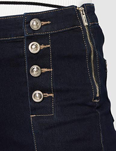 Morgan 201-pixie.n/Jean Pantalones, Azul (Jeans Brut Jeans Brut), W24 (Talla del Fabricante: T34) para Mujer
