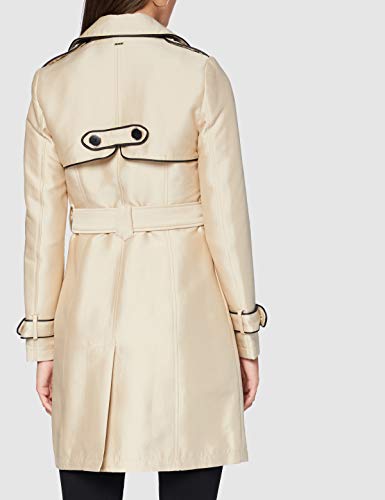 Morgan Trench Ginger Gabardina, Beige, DE 32 (EU 34) para Mujer