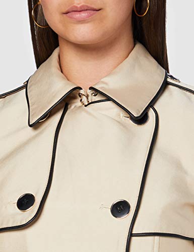 Morgan Trench Ginger Gabardina, Beige, DE 32 (EU 34) para Mujer