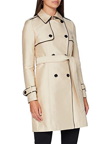 Morgan Trench Ginger Gabardina, Beige, DE 32 (EU 34) para Mujer