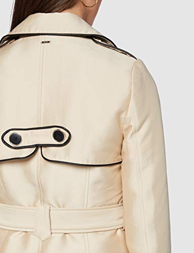 Morgan Trench Ginger Gabardina, Beige, DE 32 (EU 34) para Mujer