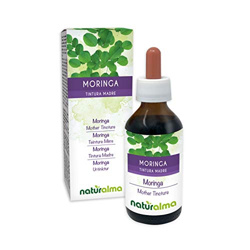 MORINGA (Moringa oleifera o M. aptera) hojas Tintura Madre sin alcohol NATURALMA | Extracto líquido gotas 100 ml | Complemento alimenticio | Vegano