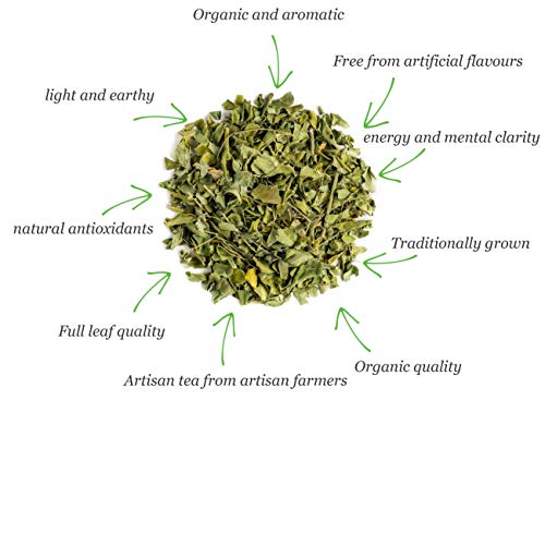 Moringa oleifera orgánica infusión - Ideal para ensaladas y sopas - Infusión de aceite de ben en hoja suelta - Moringaceae - Tisana Marango 200g