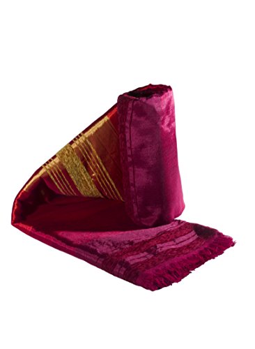 Moroccanity – brillantes y vibrantes marroquí hand-loomed colcha de Sofá manta – en seda Sabra Cactus y Chenille, 3 m x 2 m