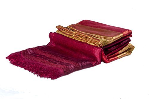 Moroccanity – brillantes y vibrantes marroquí hand-loomed colcha de Sofá manta – en seda Sabra Cactus y Chenille, 3 m x 2 m