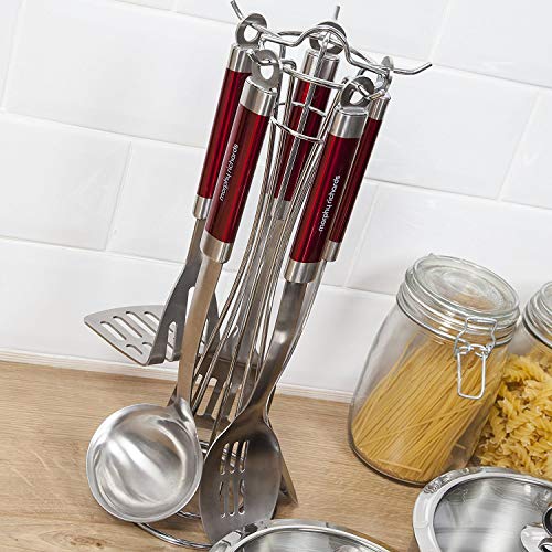 Morphy Richards 46821 - Utensilios de Cocina (5 Piezas), Color Rojo