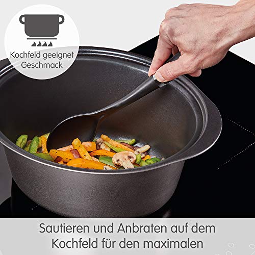 Morphy Richards 48705 290W 6.5L Plata olla de - Cocción lenta (290 W, Plata)