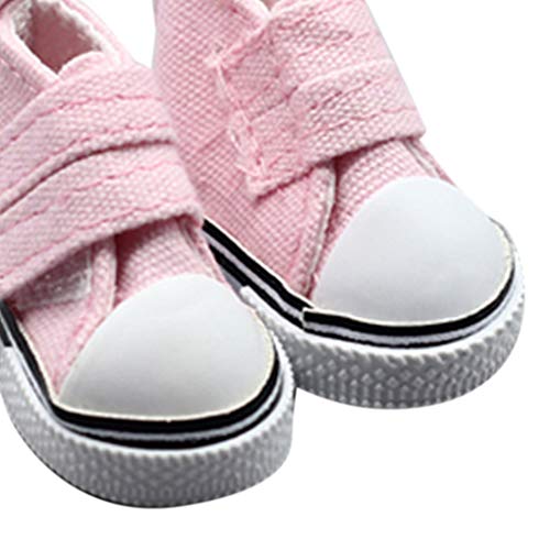 Morza 1 Zapatos de Lona muñeca Par 5 cm seakers muñeca de Juguete Calzado Deportivo Zapatillas de Tenis para niños Juguetes del Regalo
