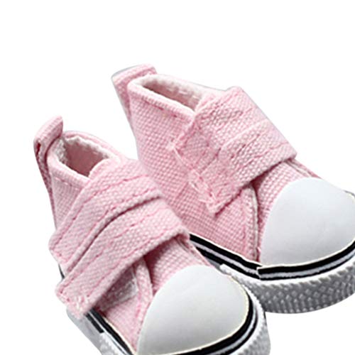 Morza 1 Zapatos de Lona muñeca Par 5 cm seakers muñeca de Juguete Calzado Deportivo Zapatillas de Tenis para niños Juguetes del Regalo