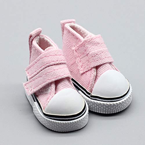 Morza 1 Zapatos de Lona muñeca Par 5 cm seakers muñeca de Juguete Calzado Deportivo Zapatillas de Tenis para niños Juguetes del Regalo