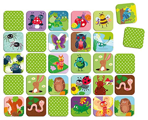 Moses 16119 Memo - Juguete clásico para niños a Partir de 3 años, Multicolor