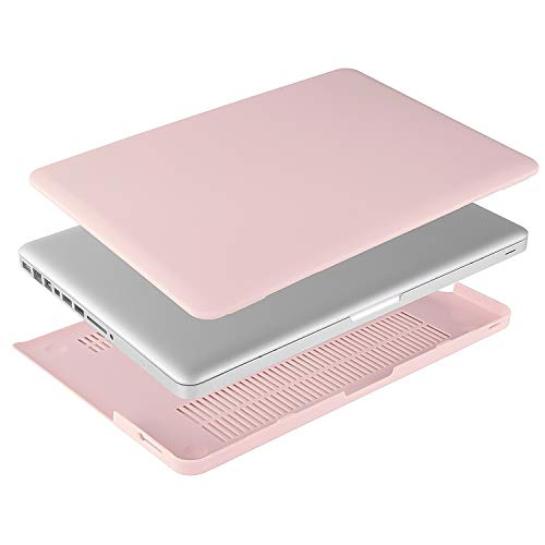 MOSISO Funda Dura Compatible con MacBook Pro 13 Pulgadas con CD-ROM A1278 (Versión 2012/2011/2010/2009/2008), Ultra Delgado Carcasa Rígida Protector de Plástico Cubierta, Cuarzo Rosa