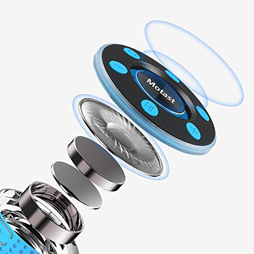 Motast Altavoz Bluetooth, IP7 Impermeable Altavoz Ducha, Bluetooth 5.0 Altavoz Portatil Bluetooth con Luz LED de respiración, 360 ° Sonido Estéreo, Potente Ventosa, para el Hogar, Aire Libre, Viajes