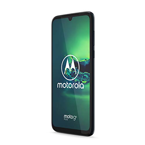 Motorola Moto G8 Plus (Pantalla de 6,3" FHD u-notch, cámara de 48 MP, altavoces Dolby® stereo, 64 GB/ 4GB, Android 9.0, Dual SIM Smartphone), Azul