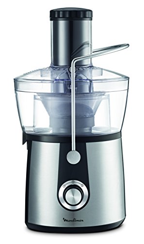 Moulinex Juice Express JU550D10 Licuadora, 800 W, 1.4 litros, 2 Velocidades, Negro/Plateado