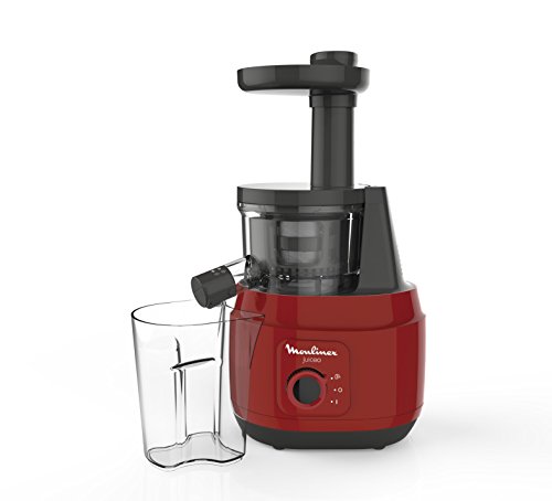 Moulinex Juice ZU150510 - Licuadora para Frutas y Verduras, Control Pulpa Ajustable, Prensado Frío y Fácil Limpieza, Panel Manual, 2 Filtros y Boquilla Antigoteo