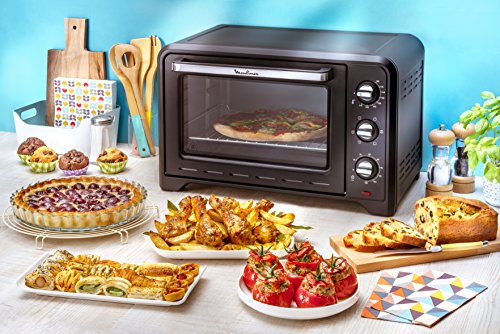 Moulinex Optimo OX4448  -Horno eléctrico con capacidad de 19 l, potencia de 1380 W 1380 W 19 L