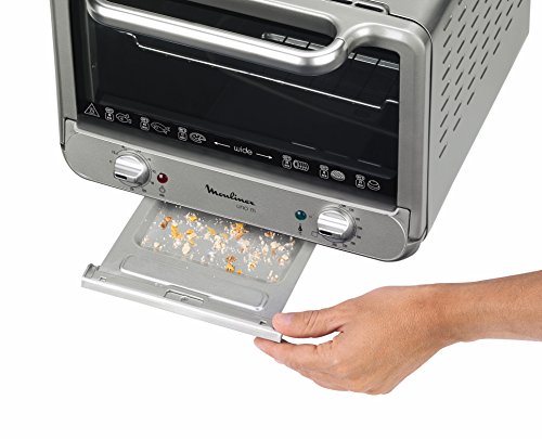 Moulinex Uno M - Horno, 1300 W, grill de 700 W, capacidad de 15 litros, color plata