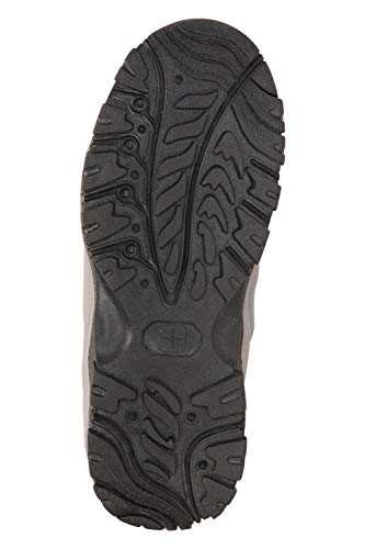 Mountain Warehouse Botas Adventurer Impermeables para Mujer - Duraderas, Transpirables, Empeine sintético y Plantilla Acolchada - Ideales para excursiones y Senderismo Gris Claro 37