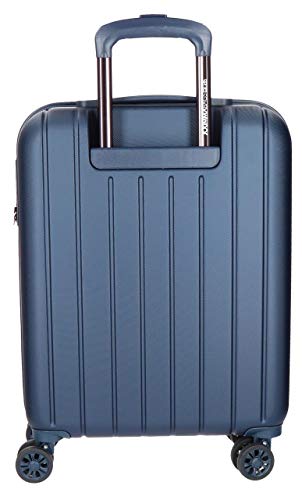 Movom Wood 5319164 Equipaje de Mano, 55 cm, 43 Litros, Azul