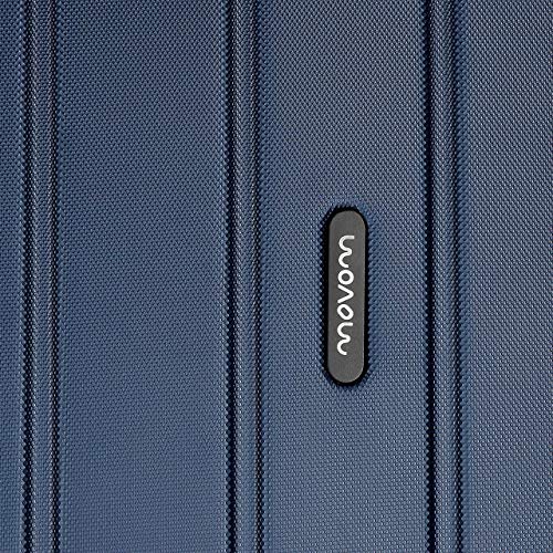Movom Wood 5319164 Equipaje de Mano, 55 cm, 43 Litros, Azul