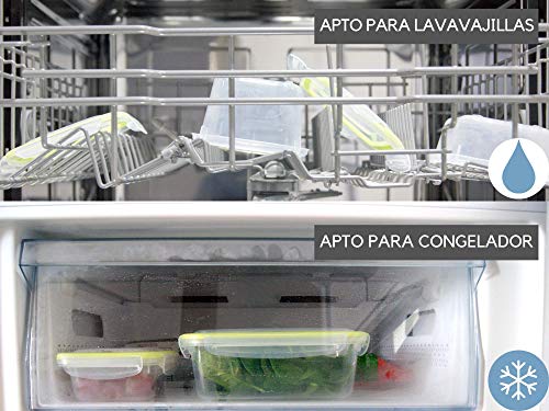 MOZKITA Bolsa termica Porta Alimentos + 4 fiambreras herméticas para microondas + Cubiertos 3 litros Capacidad Resistente Bandolera Asa Ajustable Fácil Transporte