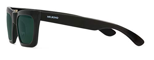 Mr. Boho Tomigaya, Gafas de Sol para Hombre y Mujer, Black, 49