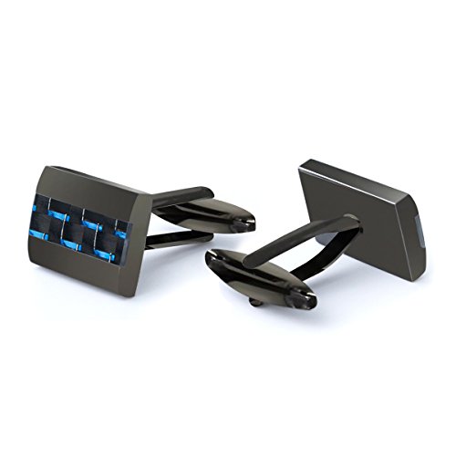 Mr.Van Gemelos para Los Hombres Azul Clásico Ágata para El Regalo De Boda del Negocio