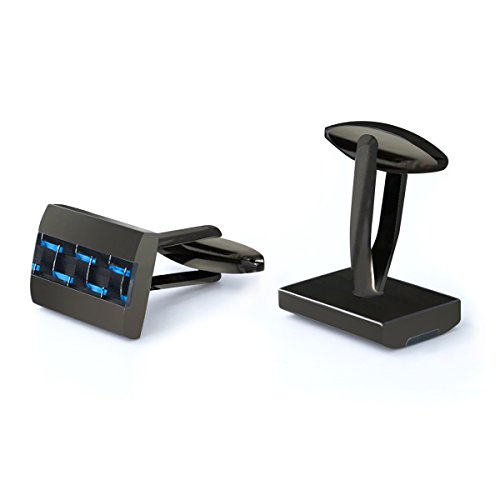 Mr.Van Gemelos para Los Hombres Azul Clásico Ágata para El Regalo De Boda del Negocio