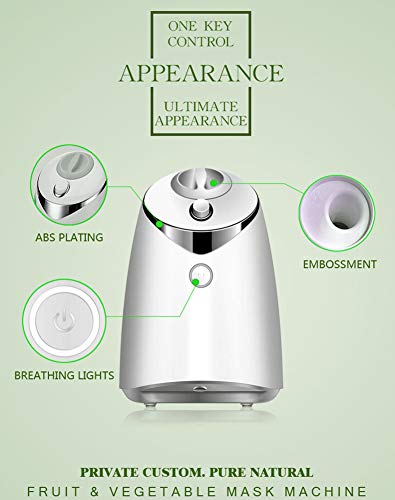 MRYUK Levantador Facial, máquina de mascarilla de Frutas y Verduras casera, Instrumento de Belleza, masajeador Facial reafirmante Facial, Cuidado de Arrugas, antienvejecimiento