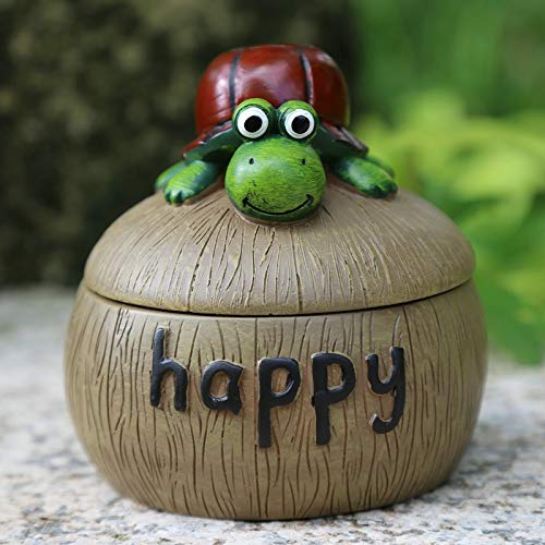 MSchunou Decoraciones caseras Resina creativa Animal Cenicero Regalo de cumpleaños, Práctica personalidad de dibujos animados cubierto Moda animal Forma Regalo creativo, Decoración de animales, Vívido