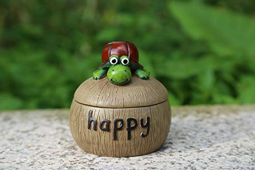 MSchunou Decoraciones caseras Resina creativa Animal Cenicero Regalo de cumpleaños, Práctica personalidad de dibujos animados cubierto Moda animal Forma Regalo creativo, Decoración de animales, Vívido