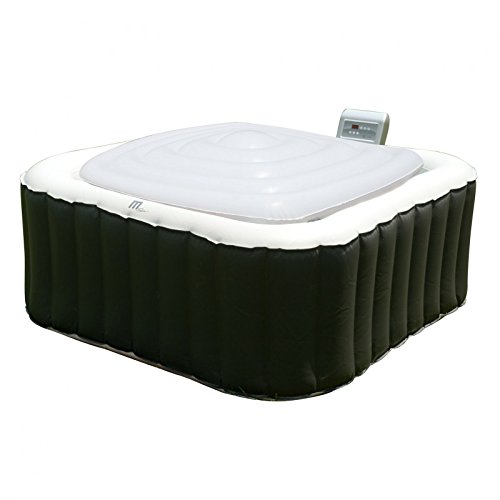 MSPA Hot Tub Jacuzzi Heat Preserver & Rain Outflow Cubierta de vejiga inflable cuadrada para 6 personas, Square Spa Alpine / Tekapo / Soho / Bliss / Lite