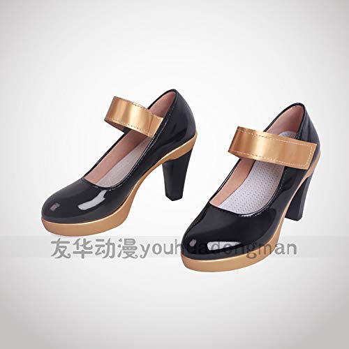 MSSJ Juego LOL Role Play KDA Team Mujeres Ahri Cosplay Zapatos Ahri Zapatos de tacón Alto de Cualquier tamaño 39 Ahri