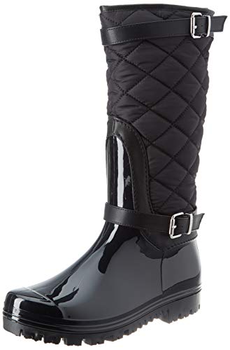 MTNG Collection 58683, Botas de Agua para Mujer, Negro (PVC Negro/Nylon Negro C48251), 36 EU