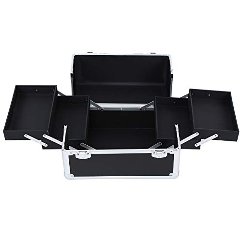 MuGuang 5 en 1 universal beauty case trolley Maletín para maquillaje Estuche de maquillaje Neceser de