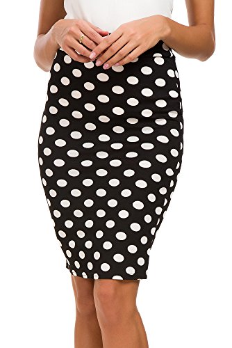 Mujer Moda Cintura alta Falda de Lápiz (M, #2)