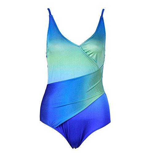 Mujeres Verano sin Respaldo Sexy Imprimir Traje de baño Ropa de Playa Traje de baño siamés Bikini Retro 50s Pin Up Halter Una Pieza Traje de baño Monokinis 2019 Moda New Novelty Paga Menos de 10