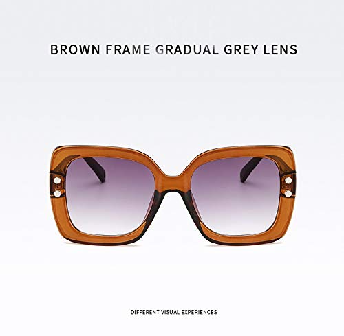 MUJUN 2019 Moda Gafas de Sol Fashion Star Gafas de película Colorida Tendencia Europea y Americana Uñas de arroz Mujeres (Color : 3)