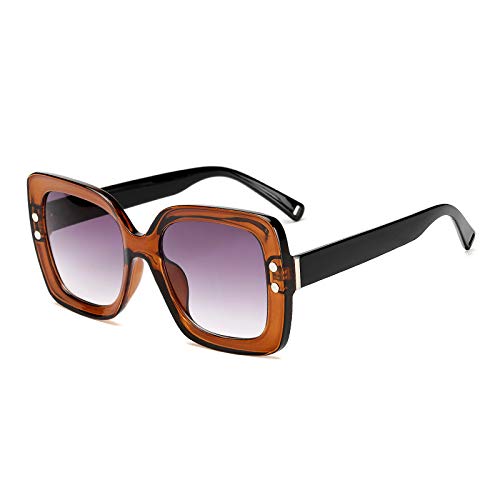 MUJUN 2019 Moda Gafas de Sol Fashion Star Gafas de película Colorida Tendencia Europea y Americana Uñas de arroz Mujeres (Color : 3)