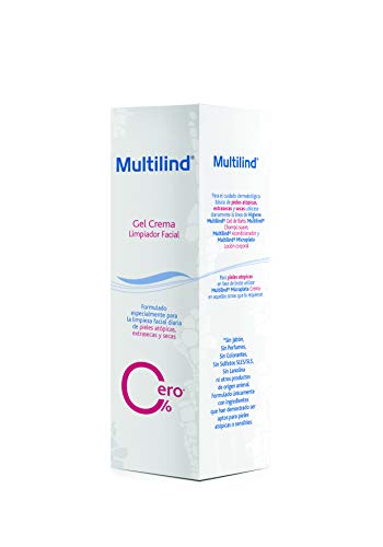 Multilind Limpiador facial gel crema para pieles atópicas, extrasecas y secas 125ml