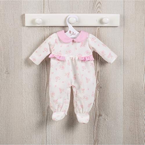 Muñecas Así Vestido para bebé María. Pijama con Ositos y Luna Rosa.